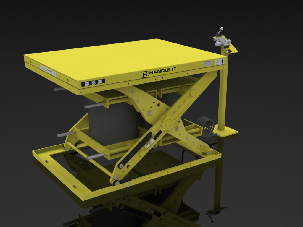 Diy Pneumatic Lift Table At Darla Adkins Blog